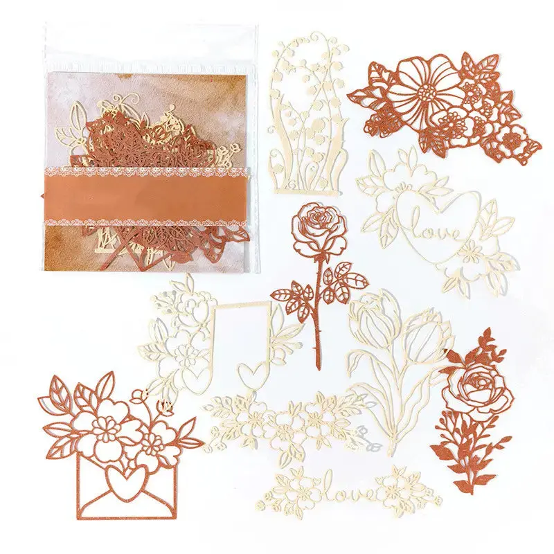 Roses Flowers Window Diecut