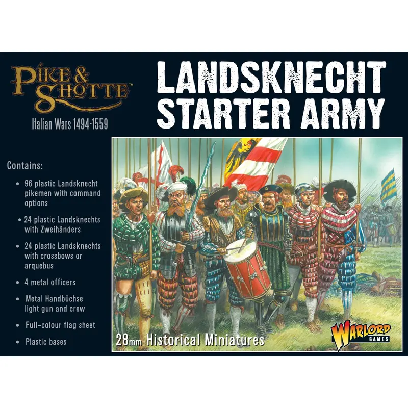 Pike and Shotte Pike & Shotte Landsknecht Starter Army