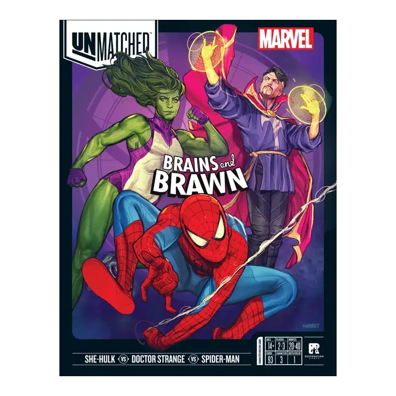UNMATCHED MARVEL BRAINS AND BRAWN