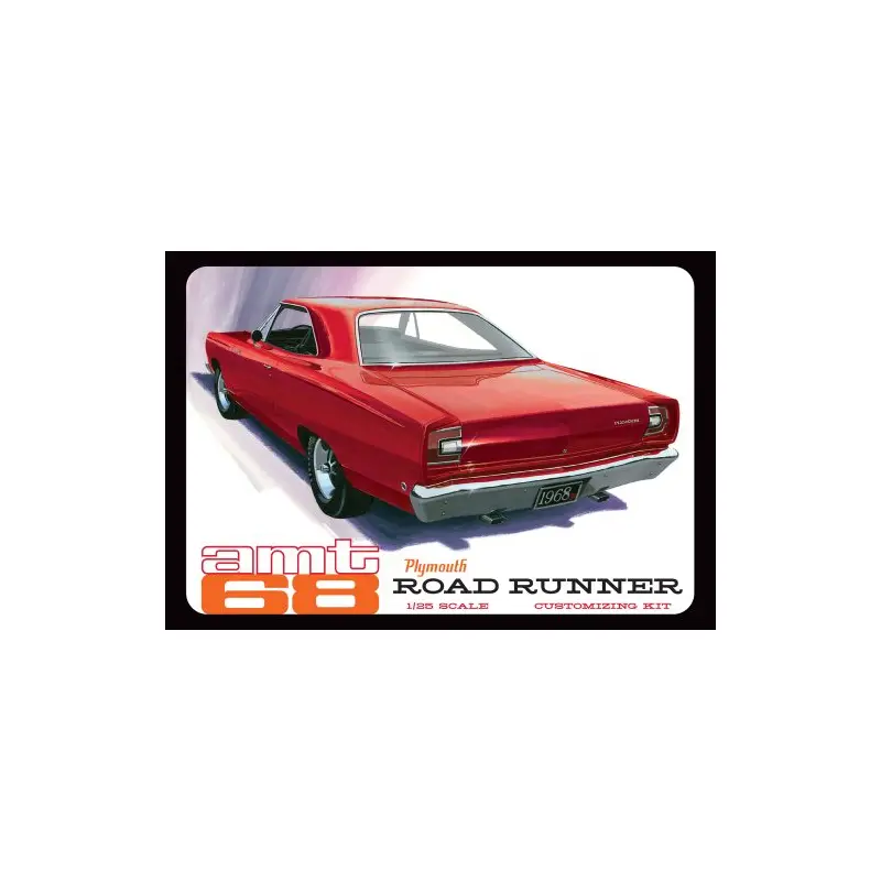 AMT 1968 PLYMOUTH ROAD RUNNER CUSTOMIZING KIT 1:25 SCALE MODEL KIT