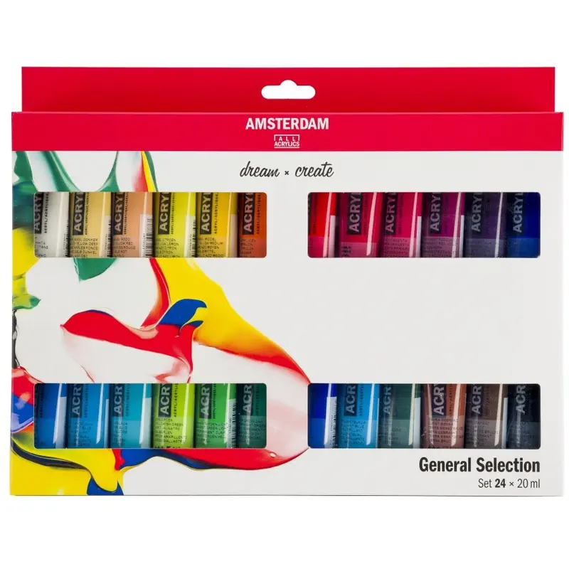 Amsterdam Standard Series Acrylic Set, General (24pk)