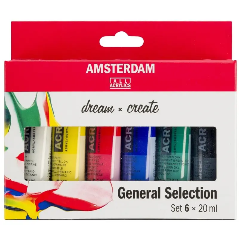 Amsterdam Standard Series Acrylic Set, General (6pk)