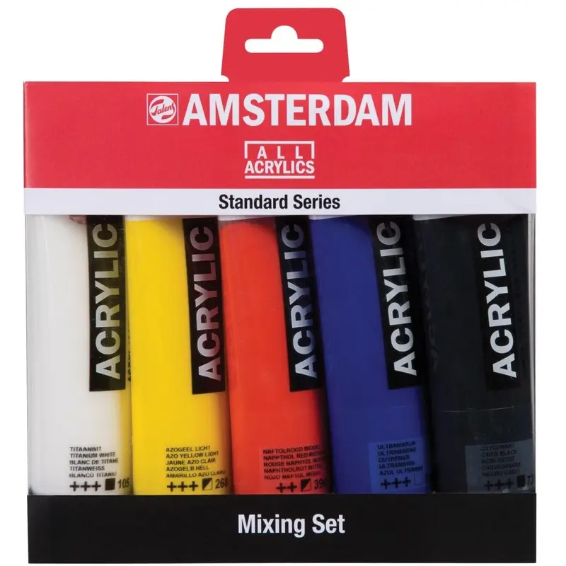 Amsterdam Standard Series Acrylic Set, Mixing (5pk)