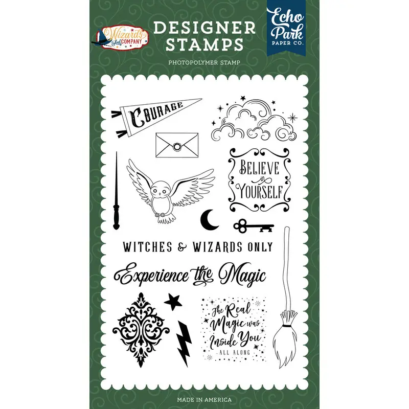 Clear Stamp, Wizards and Company - Witches and Wizards Only