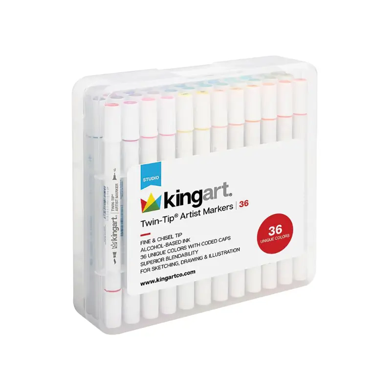 Twin Tip Artist Markers - 36 asst. colors
