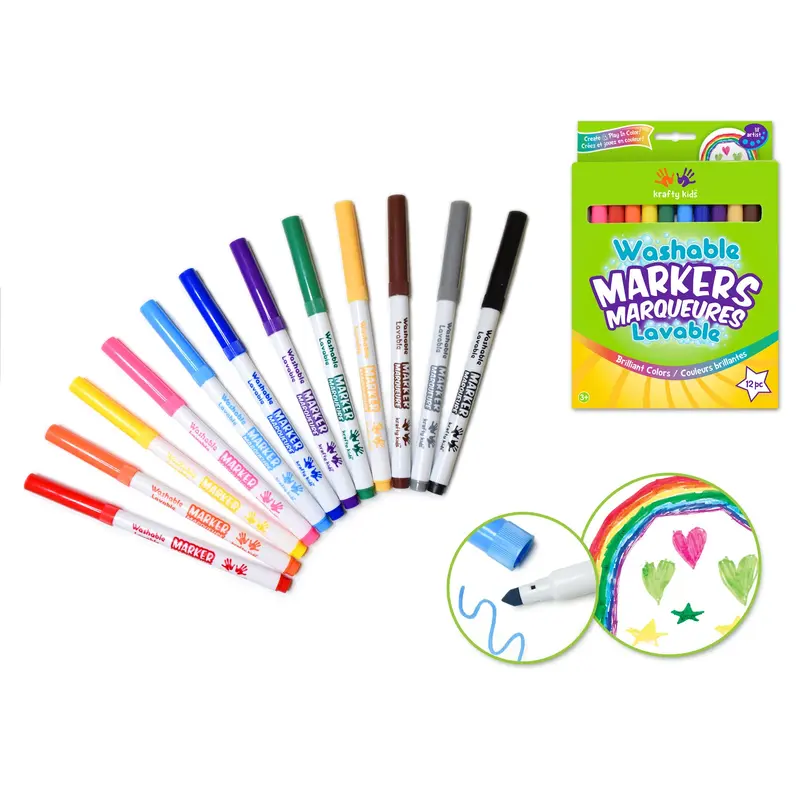 Krafty Kids: Lil' Artist Washable Markers 12pk