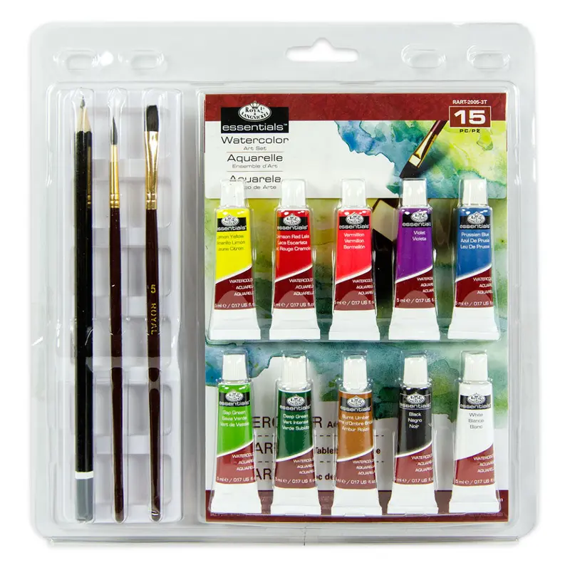 Watercolor Paint Clamshell - 15 pc