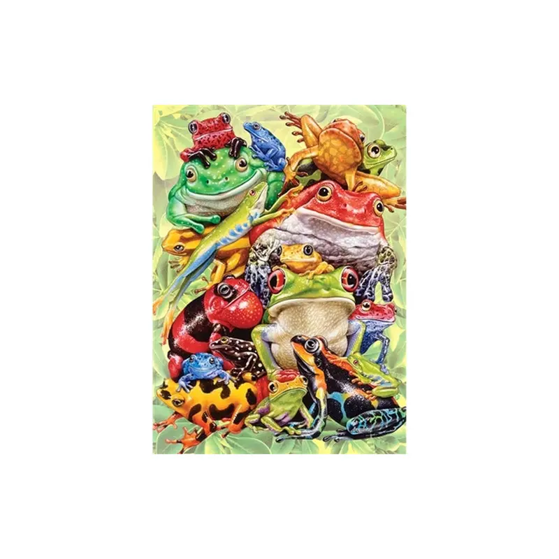 Cobble Hill Frog Pile 500 pc Puzzle