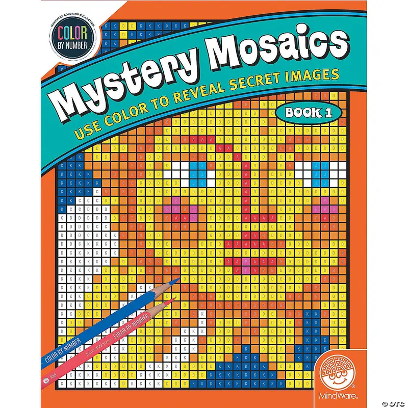 Color By Number Mystery Mosaics: Book 1