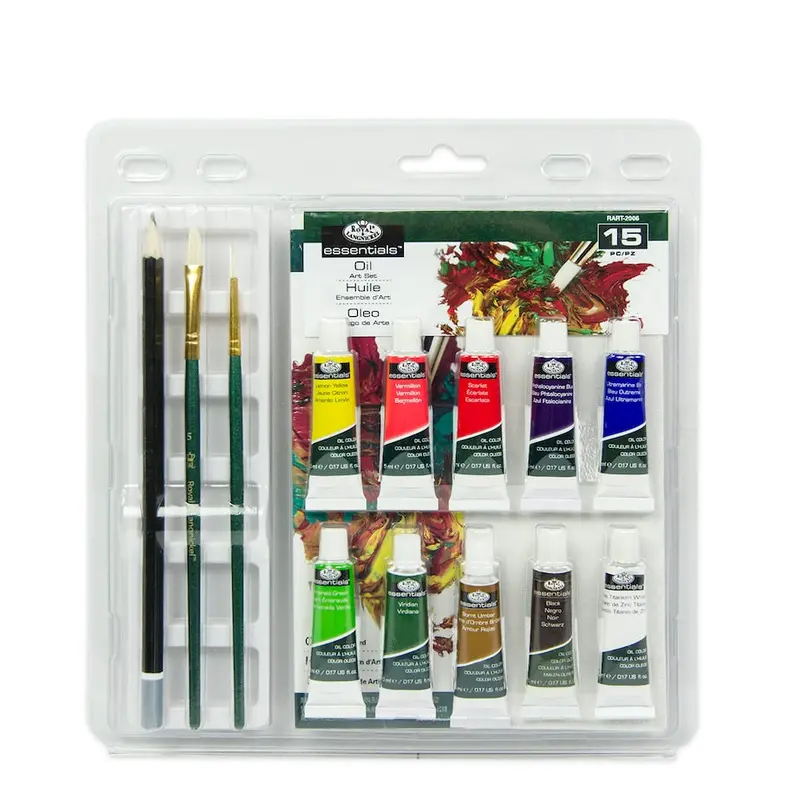 Essentials Clamshell Artist Set, OIL (15pc)
