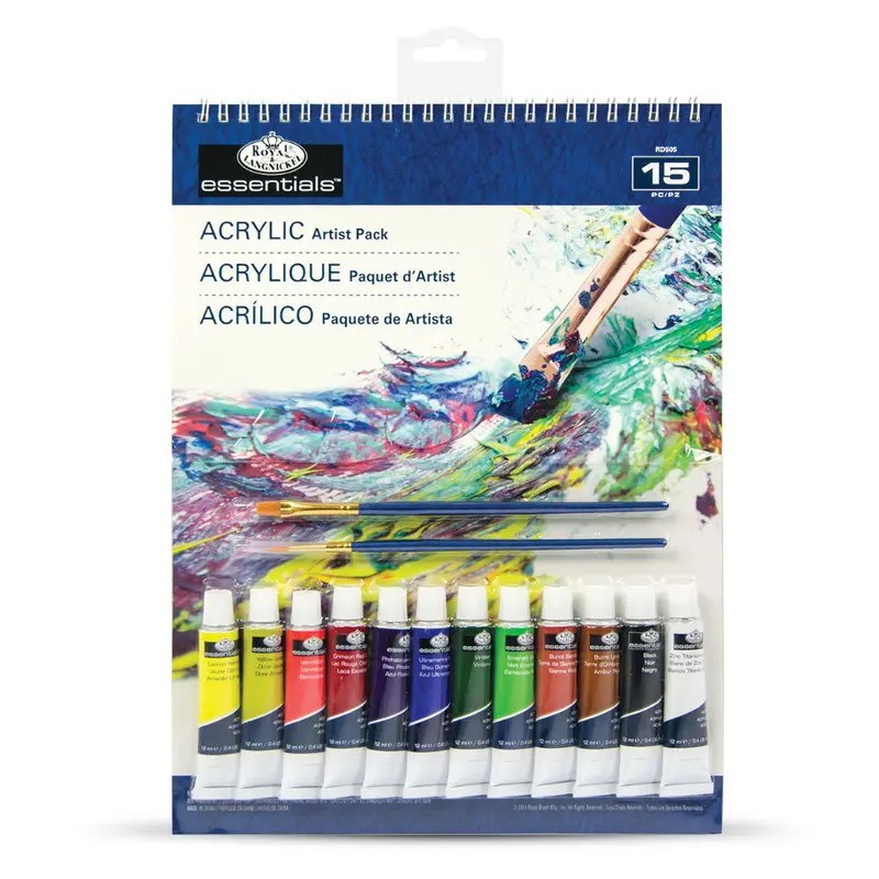 RD505 Acrylic Painting Artist Pack - 15 pc