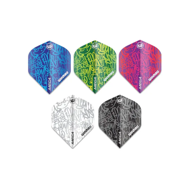 Mega Winmau Standard Flights (5 Pack)