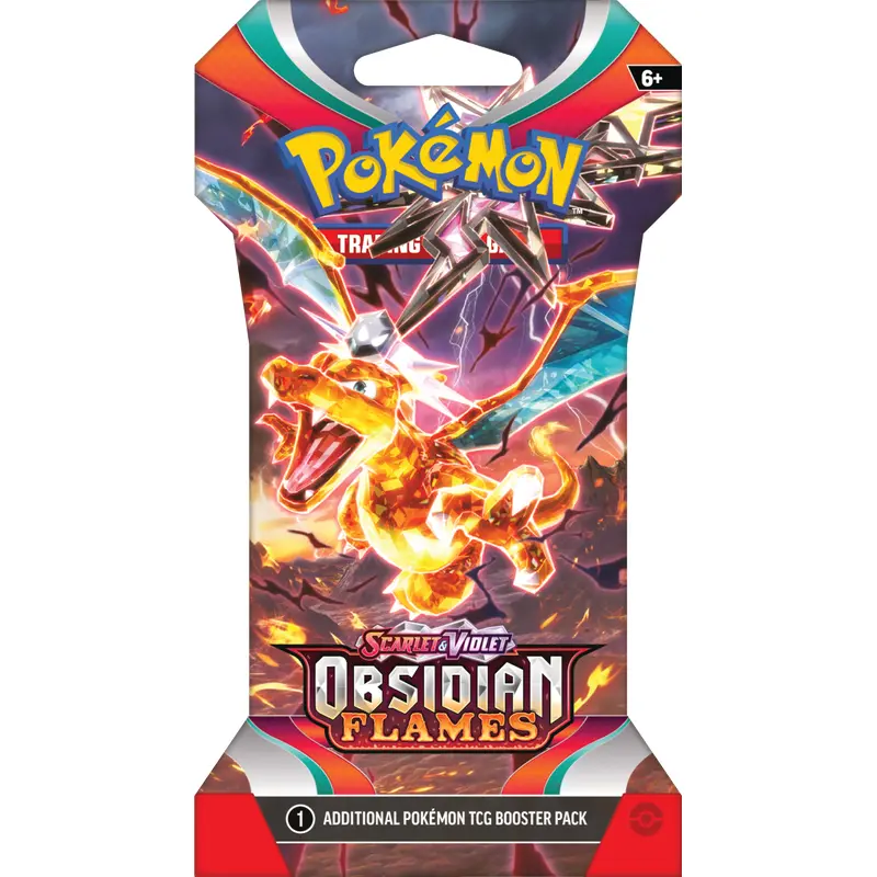 SLEEVED POKEMON SV3 OBSIDIAN FLAMES PACK