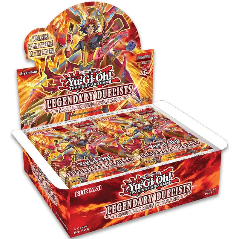 YGO LEGENDARY DUELISTS SOULBURNING VOLCANO Booster Box