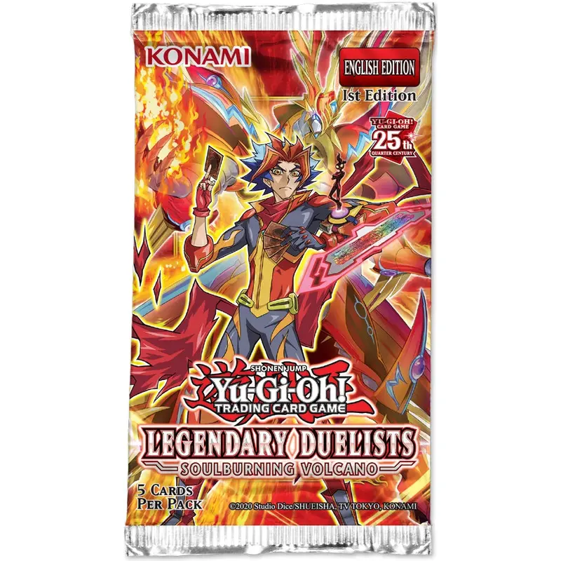 YGO LEGENDARY DUELISTS SOULBURNING VOLCANO Booster Pack