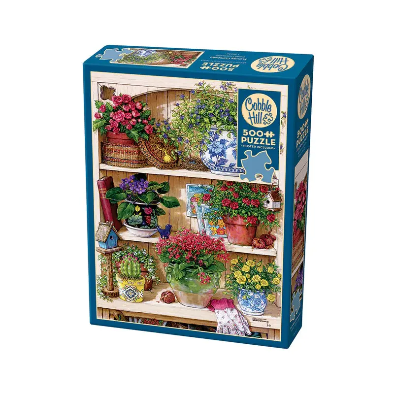 Cobble Hill Flower Cupboard 500 Piece