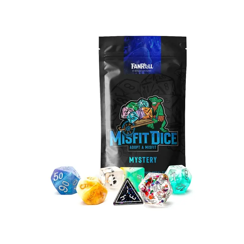MYSTERY MISFIT 7 DICE SET RESIN