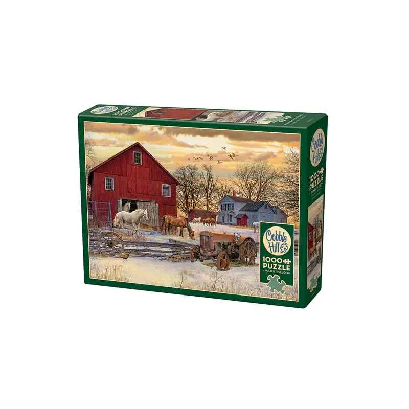 Winter on the Farm 1000pc Puzzle