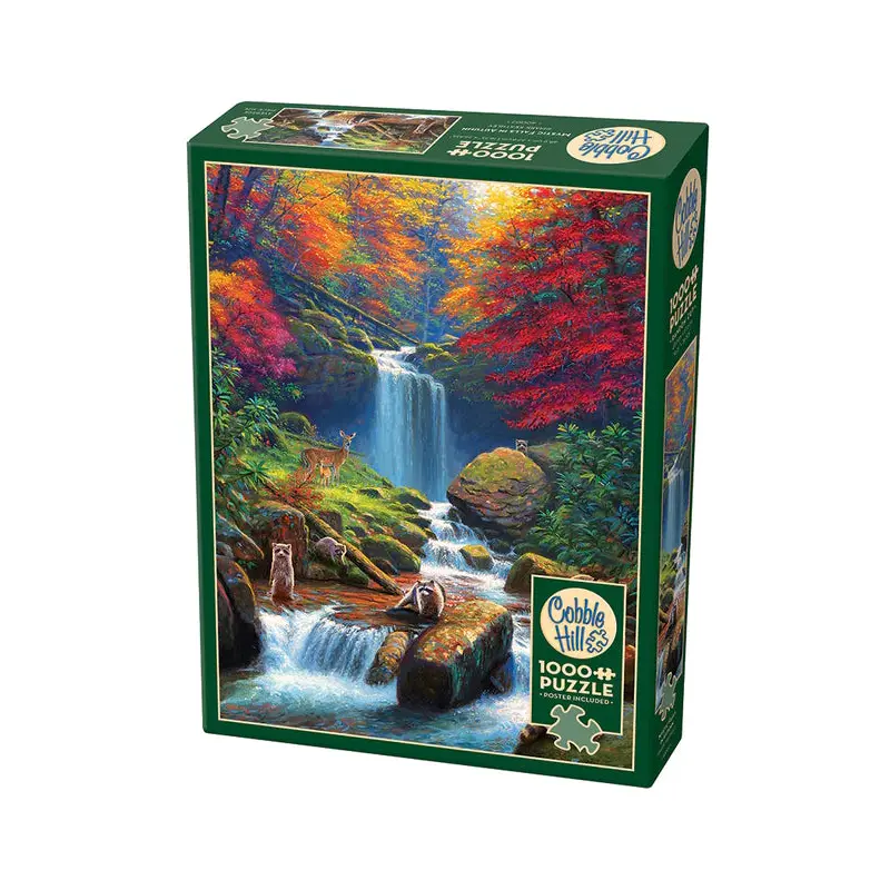 1000pc Puzzle Cobble Hill Mystic Falls in Autumn