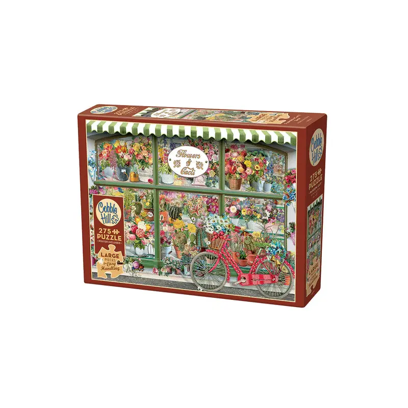 275pc Puzzle Cobble Hill Flowers and Cacti Shop