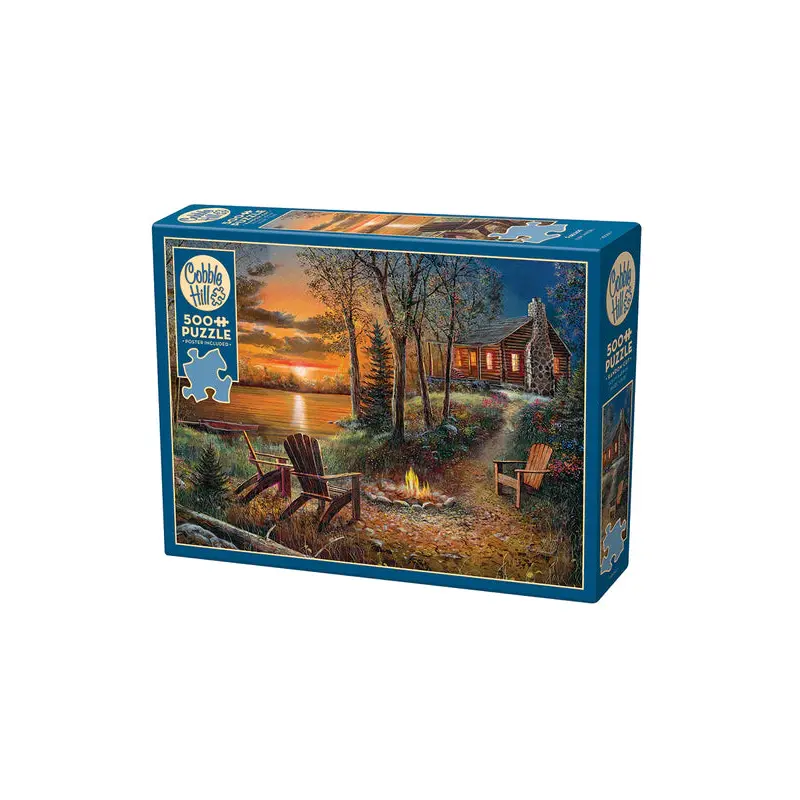 500pc Puzzle Cobble Hill Fireside