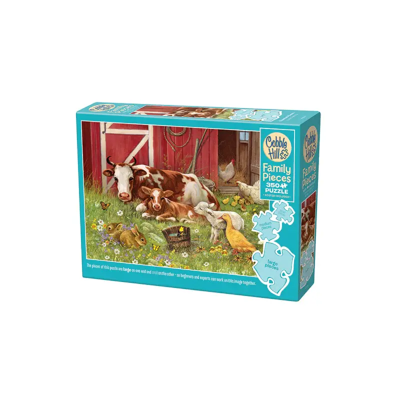 Cobble Hill 350pc Family Puzzle - Barnyard Babies