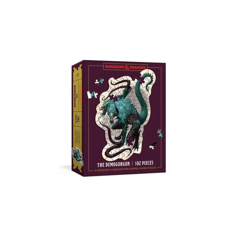 Dungeons & Dragons Mini Shaped Jigsaw Puzzle: The Demogorgon Edition 102pc
