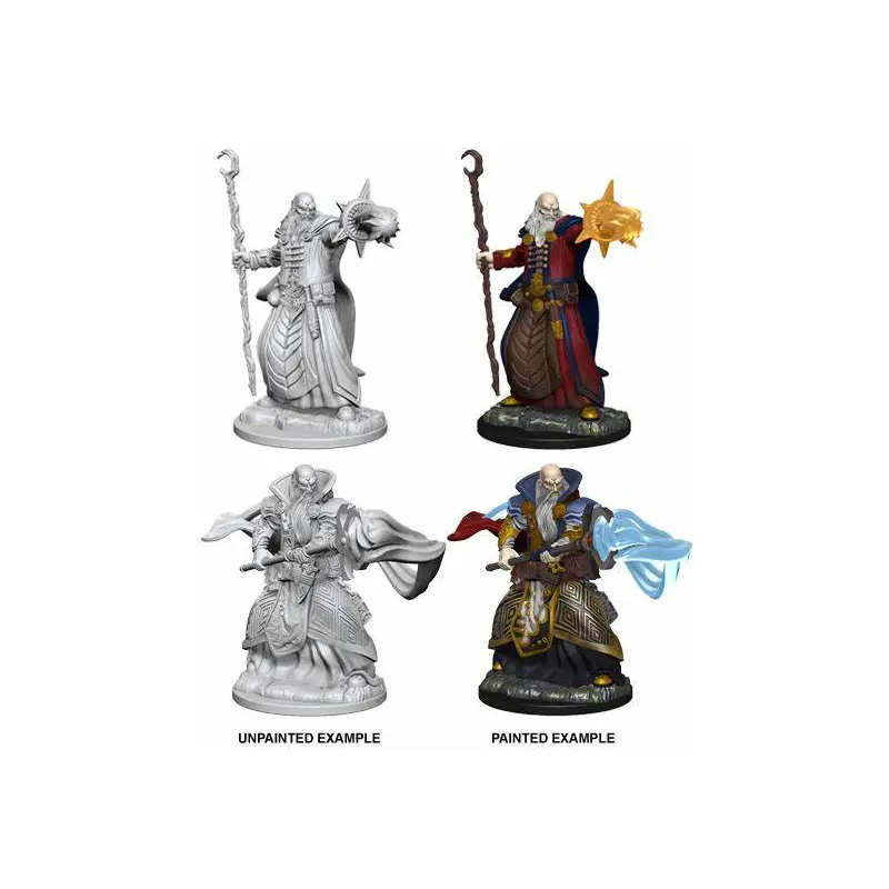 DND UNPAINTED MINIS WV1 MALE HUMAN WIZARD