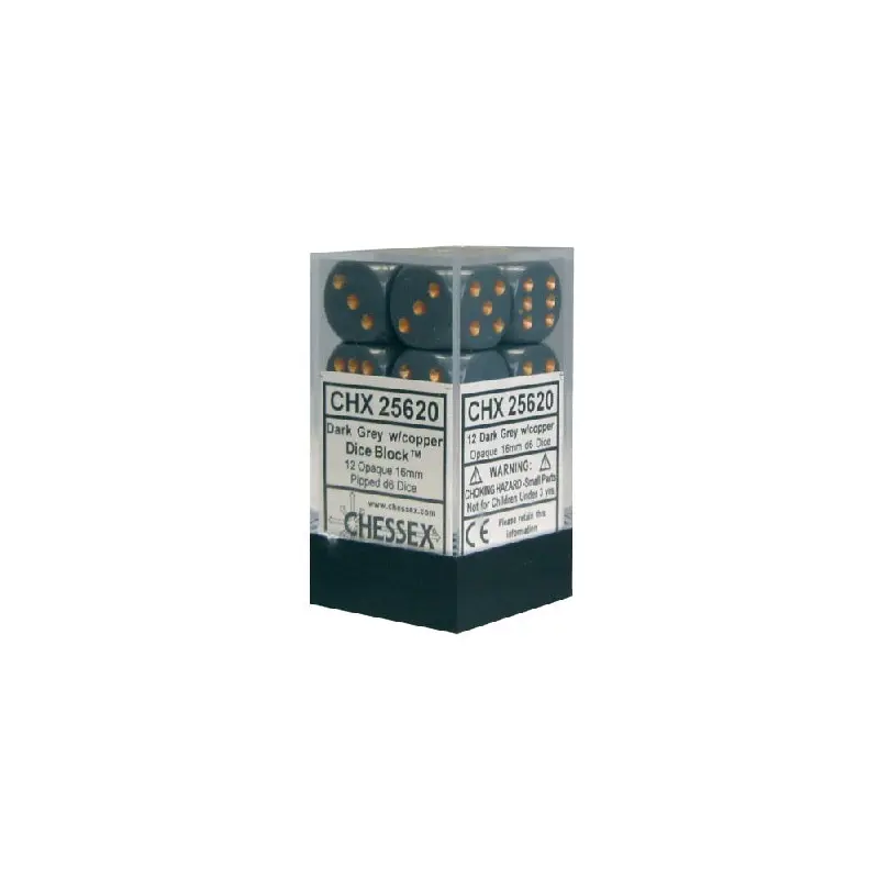 OPAQUE 12D6 DARK GREY/COPPER 16MM