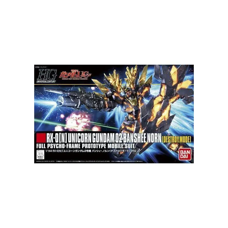 1/144 HGUC UNICORN GUNDAM 02 BANSHEE NORN DESTROY MODE