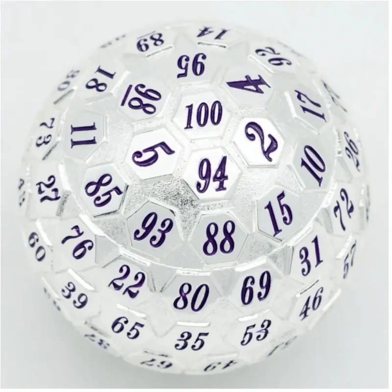 45mm Metal D100 - Platinum and Purple