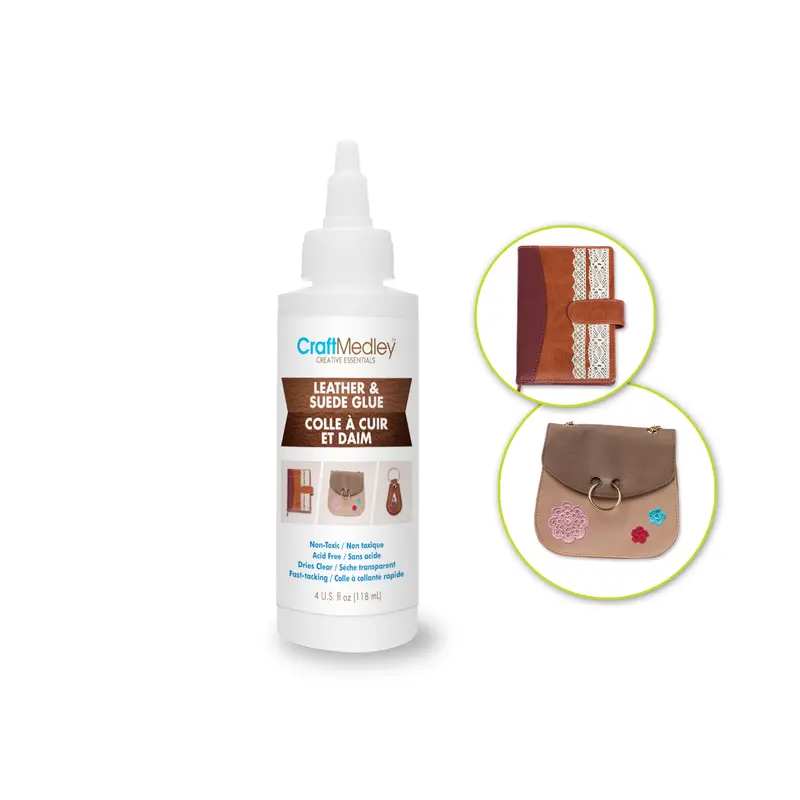 Craft Medley Glue: 4oz (110g) Leather & Suede Glue