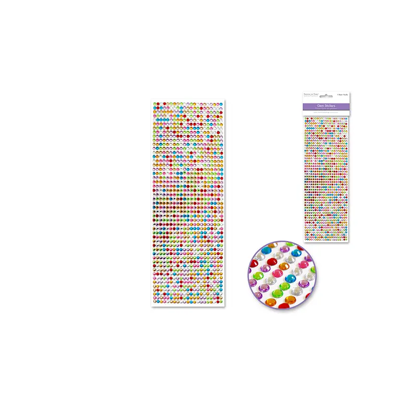 Paper Craft Sticker: 4mm Gem Lines 1029pc Value-Pack Multicolor