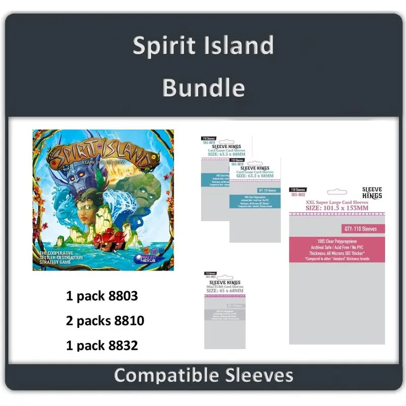 SK SLEEVE BUNDLE SPIRIT ISLAND
