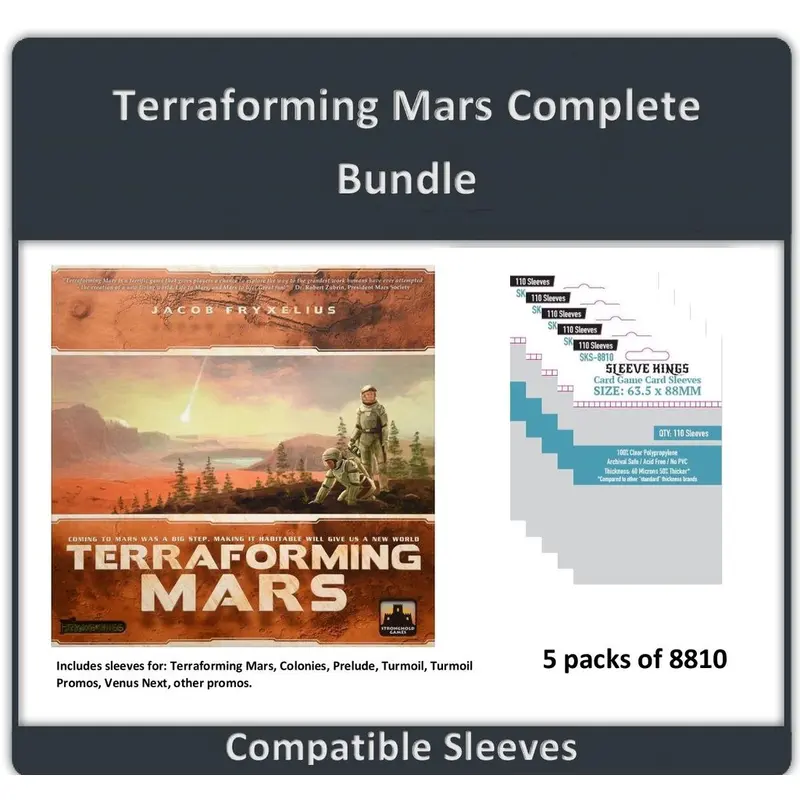 SK SLEEVE BUNDLE TERRAFORMING MARS COMPLETE