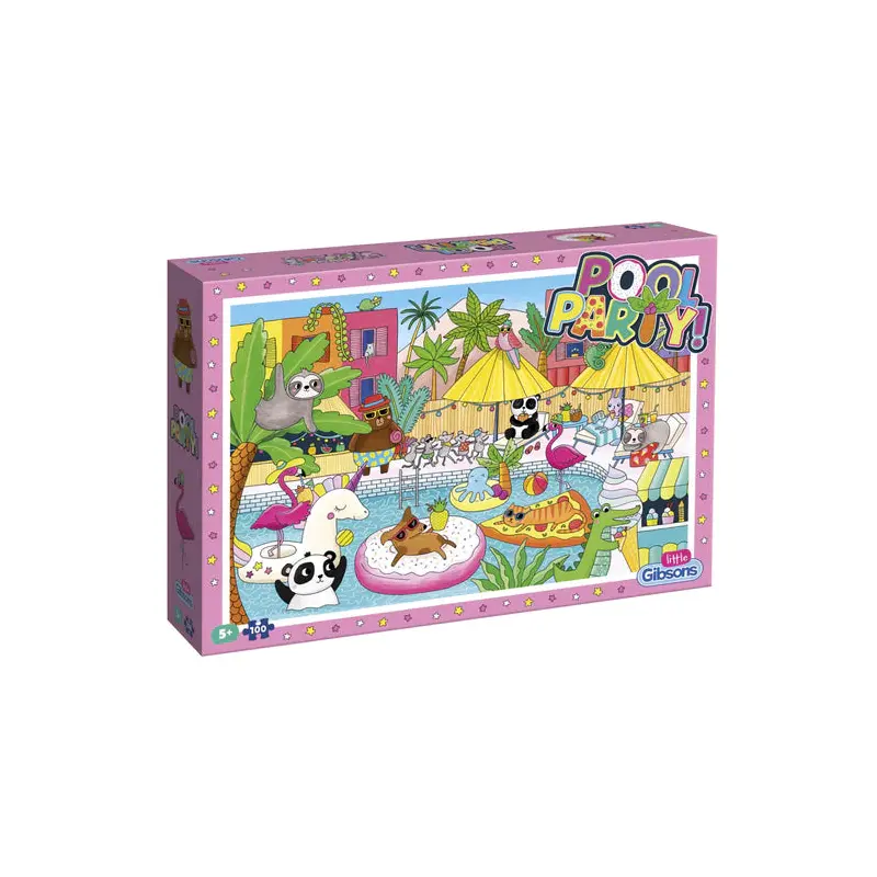 POOL PARTY 100 PIECE CHILDREN'S PUZZLES