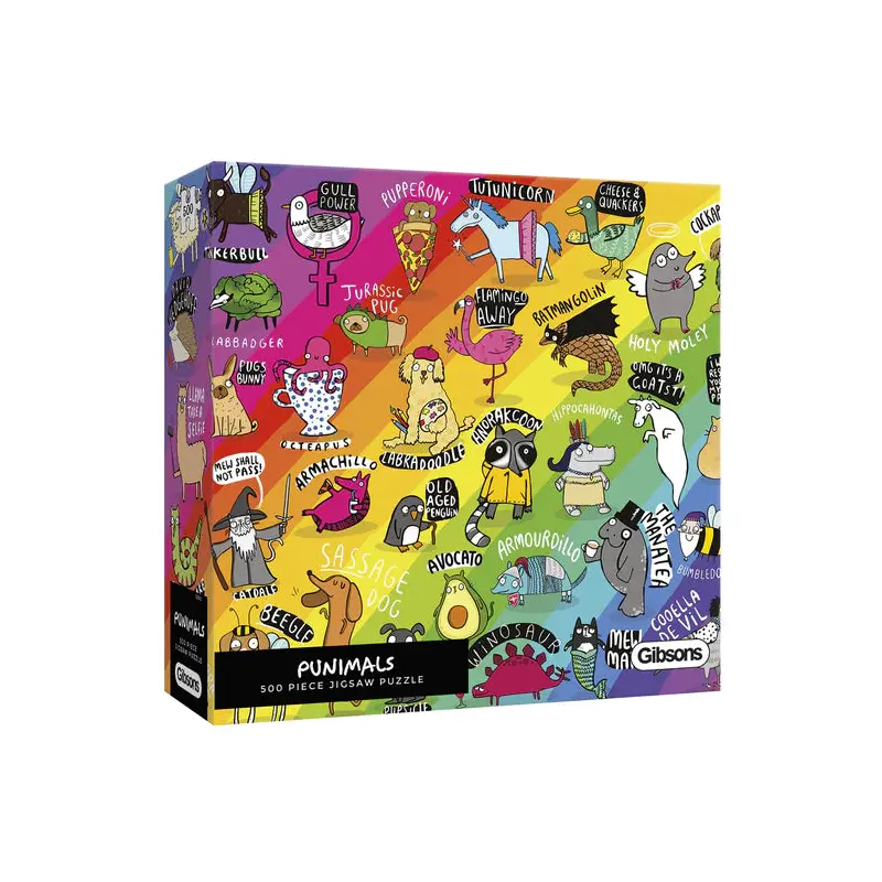PUNIMALS 500 PIECE JIGSAW PUZZLE