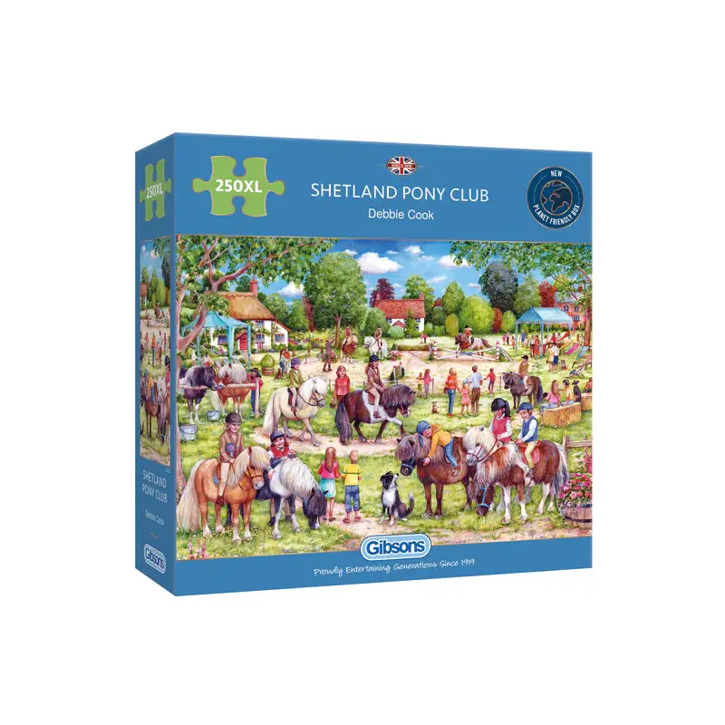 SHETLAND PONY CLUB 250 EXTRA LARGE PIECE JIGSAW PUZZLE