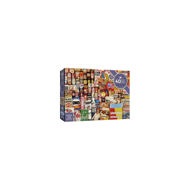 SHOPPING BASKET 40 EXTRA LARGE PIECE JIGSAW PUZZLE