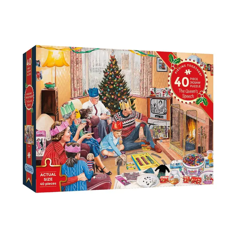 THE QUEENS SPEECH 40 EXTRA LARGE PIECE JIGSAW PUZZLE