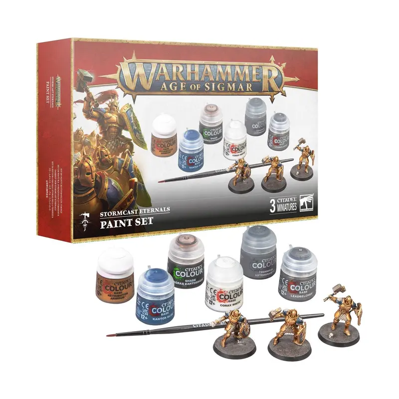 Warhammer Age of Sigmar: Stormcast Eternals Paints Set