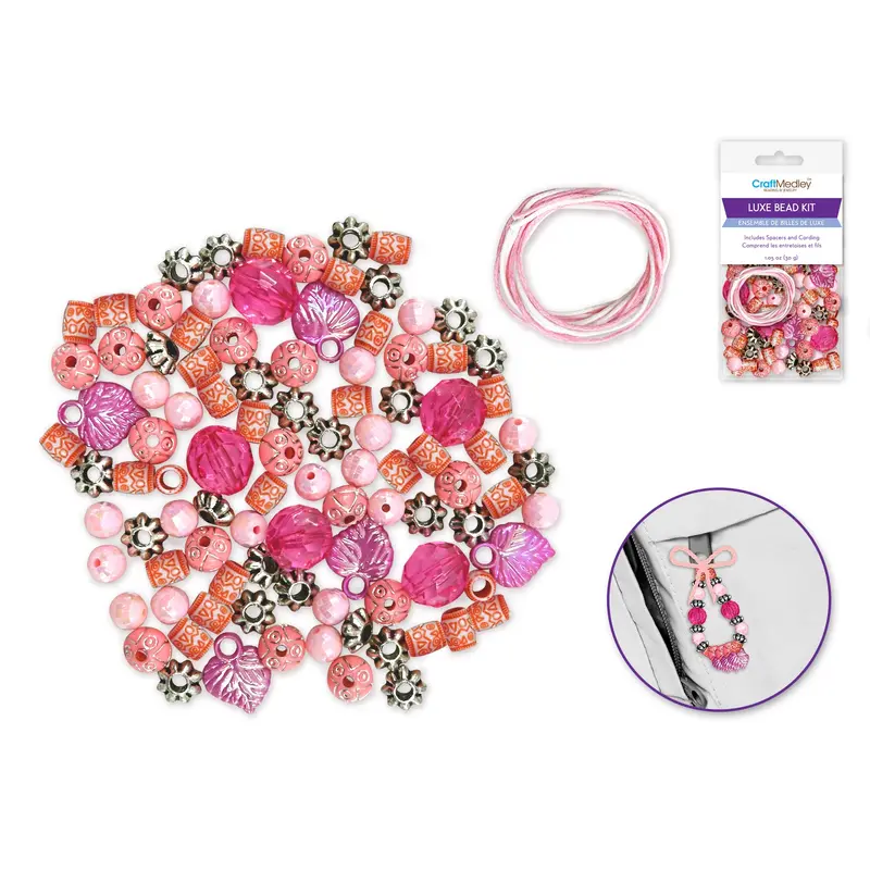 Acrylic Bead Kit: 30g Luxe Kit w/Spacers & Cordingn
