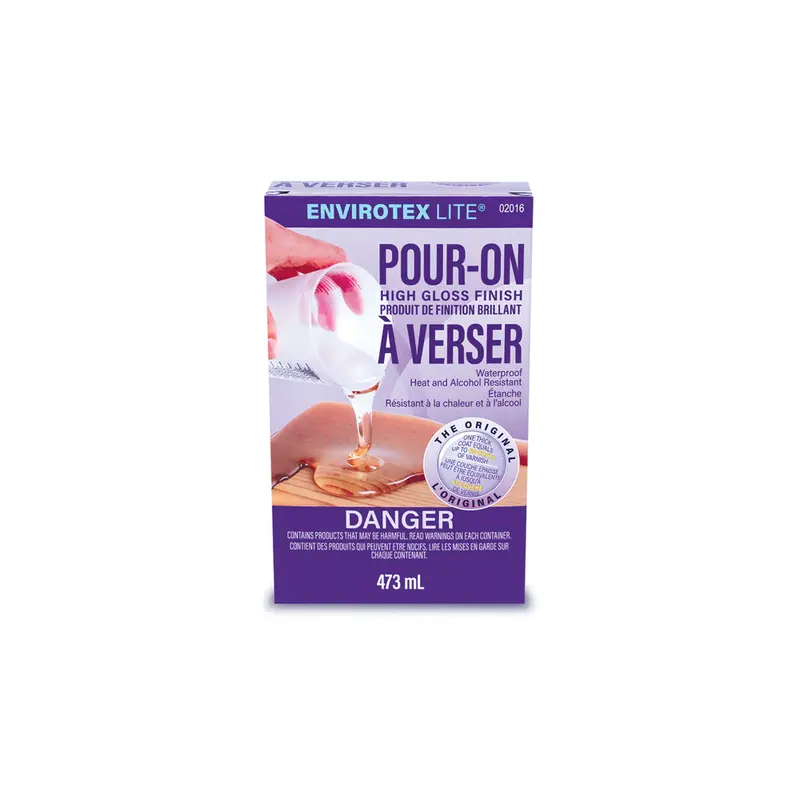 Envirotex Lite Kit: 16oz Pour On High Gloss Finish