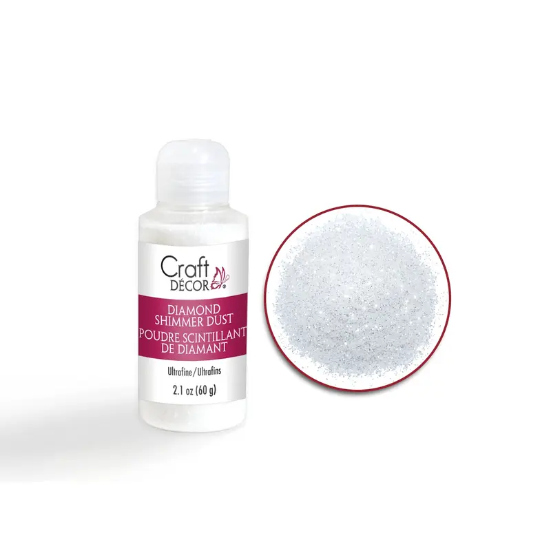 Glitter Craft: Diamond Shimmer Dust 60g Bottle Ultrafine