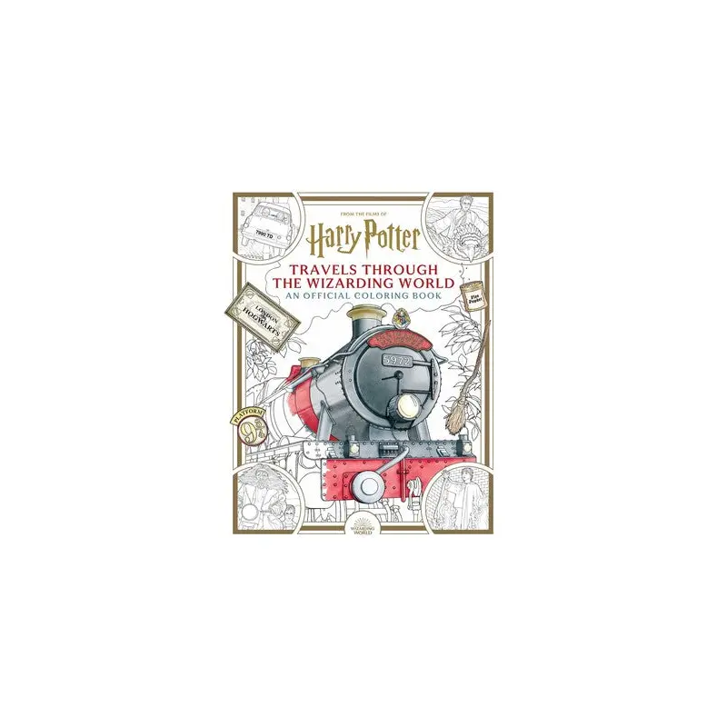 Harry Potter: Travels Through the Wizarding World: An Official Coloring Book