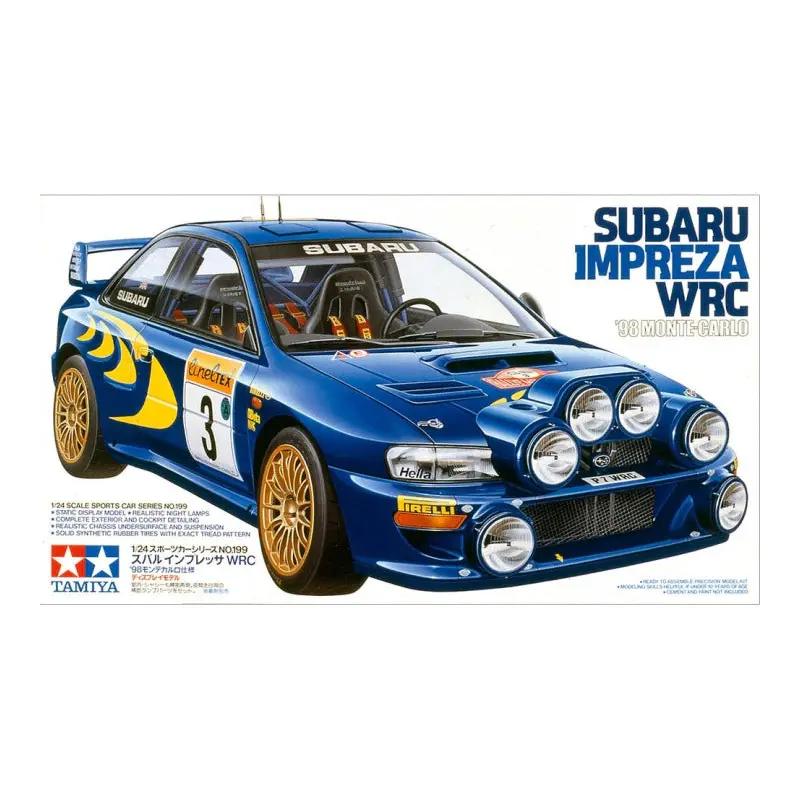 Tamiya Subaru Impreza WRC 98 Monte Carlo 1/24 Scale 24199