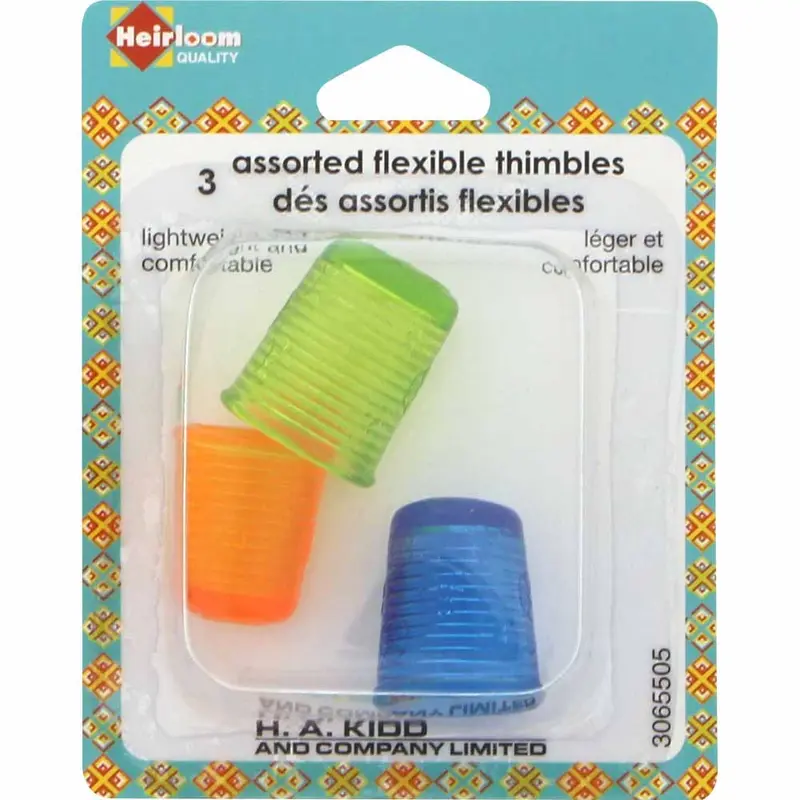HEIRLOOM 3 Assorted Flexible Thimbles