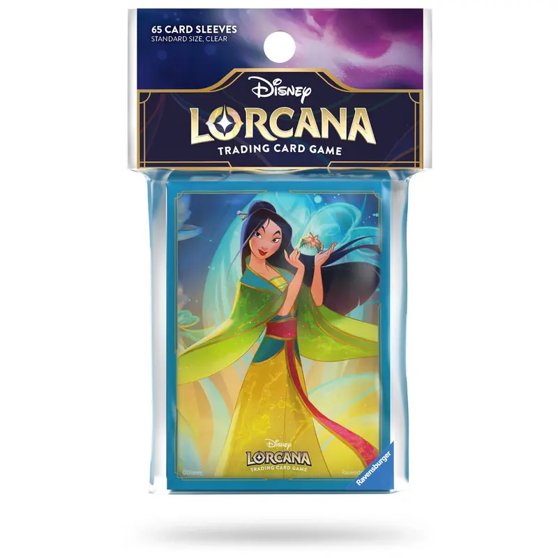 DISNEY LORCANA CARD SLEEVES SET 9 PACK B MULAN
