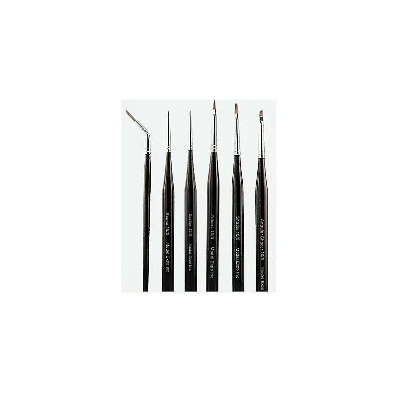 Model Expo 6-Pc. Red Sable Fine Detail Paintbrush Set (YNB103) TL14