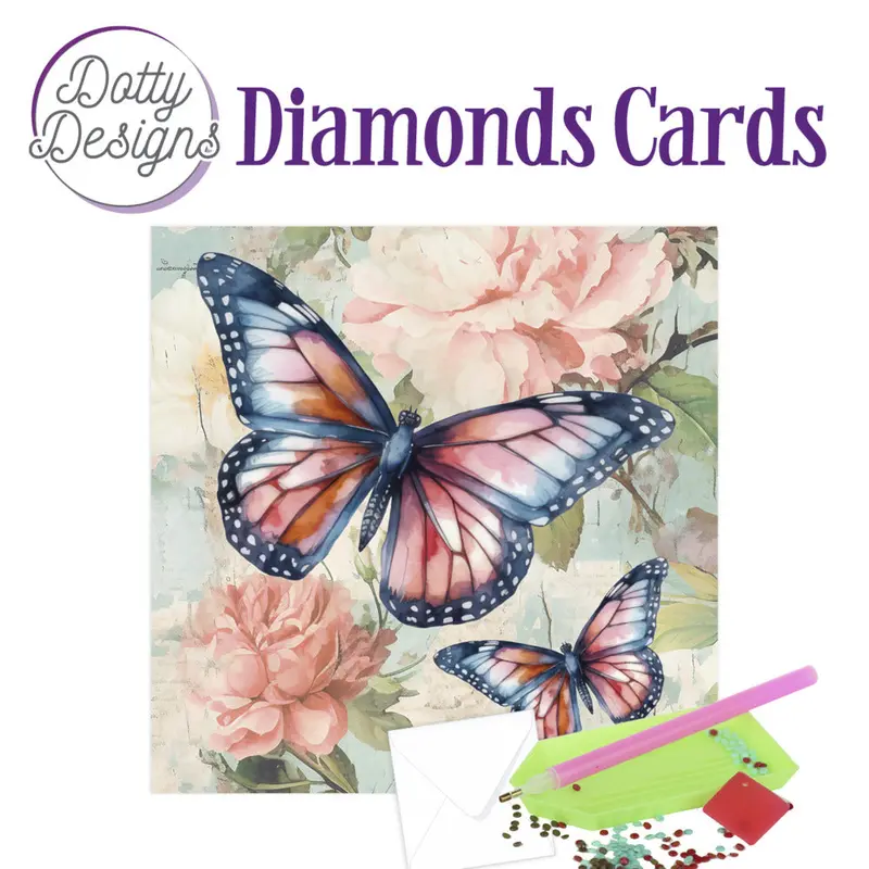 Dotty Designs Diamond Card Kit, Flutter Flair 1